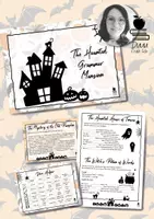 Vorschau - Arbeitsblätter - Haunted Grammar Mansion - Deckblatt