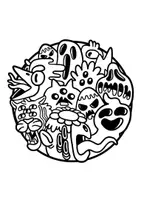 Vorschau - Mal- und Bastelvorlagen - Halloween Kunst - Seite 3