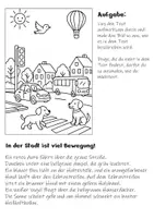 Vorschau - Arbeitsblätter - Malen und Lesen - Leseübungen, Lesetraining Klasse 1, Klasse 2, Klasse 3, Klasse 4, DaZ - Seite 2