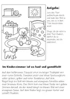 Vorschau - Arbeitsblätter - Malen und Lesen - Leseübungen, Lesetraining Klasse 1, Klasse 2, Klasse 3, Klasse 4, DaZ - Seite 3