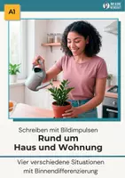 Vorschau - Arbeitsblätter - A1 Bildbeschreibung DaF/DaZ – Rund um Haus und Wohnung, Sek II, Erwachsenenbildung - Deckblatt