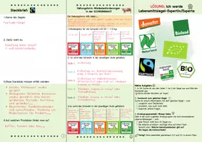 Vorschau - Arbeitsblätter - Lebensmittelsiegel entdecken & verstehen – begleitende & aktivierende Präsentation + Flyer-Arbeitsblatt inkl. Lösungen - Seite 3