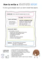 Vorschau - Arbeitsblätter - How to write a newspaper report - Seite 2