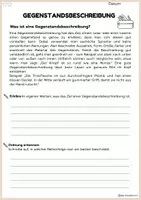 Vorschau - Arbeitsblätter - Gegenstandsbeschreibung Merkmale - Lückentext - Suchsel/dreifach Differenziert - Seite 3