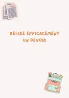 Aperçu - Apprentissages en autonomie - Relire efficacement un devoir - Page de couverture