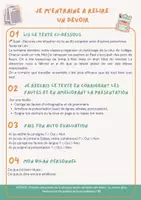 Aperçu - Apprentissages en autonomie - Je m'entraine à relire un devoir - Page 1
