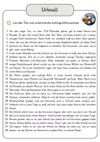 Vorschau - Arbeitsblätter - Urknall Arbeitsblätter mit Fragen + Lösungen Lesetext Wortspeicher didaktische Reserve - Seite 3