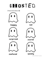 Προεπισκόπηση - Φύλλα εργασίας - Ghosted-halloween printable material - Σελίδα 1