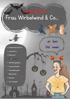 Vorschau - Unterrichtsreihen - Frau Wirbelwind_Halloween_L3_Silben - Deckblatt