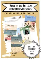 Vorschau - Stundenentwürfe - Urlaub in der Bretage - Teil 5 - Kreative Wortschatzgestaltung - Deckblatt