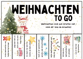 Vorschau - Poster - Weihnachten TO GO - Deckblatt