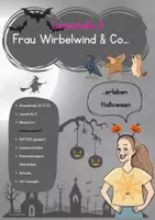 Vorschau - Unterrichtsreihen - Frau Wirbelwind_Halloween_L2_Schwarz - Deckblatt