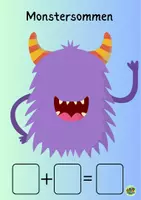 Voorbeeld - Monster sommen - Pagina 1