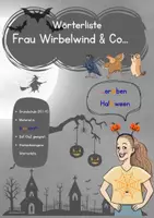 Vorschau - Fördermaterial/Inklusion - Frau Wirbelwind_Halloween_WL_Silben - Deckblatt