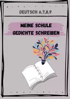 Vorschau - Präsentationen/Tafelbilder - Gedichte Klasse 7 - kreativer Einstieg (Teil 1) - Deckblatt