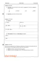 Vorschau - Klassenarbeiten - Klassenarbeit Reelle Zahlen Klasse 9 drei Gruppen - Seite 1