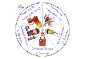 Vorschau - Arbeitsblätter - Heilige im November und Dezember Klasse 1-2 DREHSCHEIBE - Seite 3