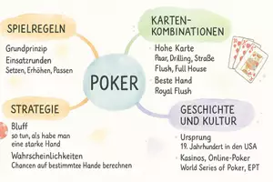 Vorschau - Arbeitsblätter - AB mit Fragen zum Thema "Poker" + Lösungsblatt + Mindmap + Infografik - Seite 2