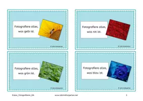 Vorschau - Aufgabenkarten - Kartei Erstes Fotografieren - Seite 2