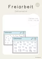 Vorschau - Arbeitsblätter - Freiarbeit (Kl.1) - Zahlensalat - Deckblatt