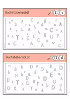 Vorschau - Arbeitsblätter - Freiarbeit Bundle - Buchstabensalat & Zahlensalat - Seite 3