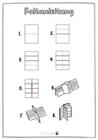 Vorschau - Stationenlernen - Leporello / Mini-Merkheft Koordinatensystem – Mathematik 6. Schulstufe | sprachsensibel, DAF/DAZ, Sek 1 - Seite 1