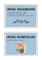 Vorschau - Aufgabenkarten - Karteikarten zum Thema Sachrechnen - Seite 2