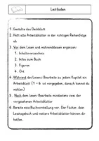Vorschau - Unterrichtsreihen - Individuelles Lesetagebuch für jede Lektüre - 3. und 4. Klasse - Seite 1