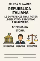 anteprima - Esercizi - Scopri i Tre Poteri della Repubblica Italiana - Pagina di copertina