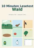 Vorschau - Arbeitsblätter - 10-Minuten Lesetest | Wald - Klasse 3 und 4 - Deckblatt