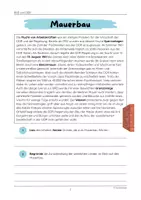 Vorschau - Arbeitsblätter - Mauerbau - Der Bau der Berliner Mauer - Seite 2