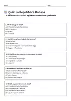anteprima - Quiz - Quiz sui Poteri della Repubblica Italiana - Pagina 1