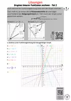 Vorschau - Arbeitsblätter - Lineare Funktionen: Graphen anhand der Funktionsgleichung - Seite 2