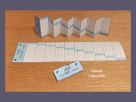 Vorschau - Fördermaterial/Inklusion - Geteilt - Leporello (Umkehraufgaben zum 1x1 Leporello) - Deckblatt