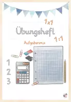 Vorschau - Arbeitsblätter - Übungsheft mit verschiedenen Aufgabenformaten zum Einmaleins und Einsdurcheins - Seite 1