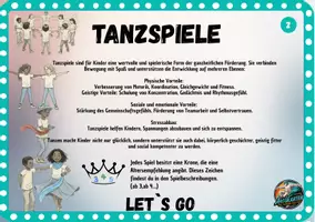 Vorschau - Anderer Materialtyp - Tanzspiele für Kinder 3 - 6 Jahre I Ideen für Schulen, Kindergarten, Kinderturnen, Kindertanzen u. Eltern - Seite 1