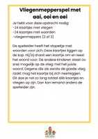 Voorbeeld - pakket aai, ooi, oei met 8 spellen - Pagina 2