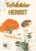 Vorschau - Präsentationen/Tafelbilder - Tafelbilder zum Herbst - Deckblatt