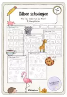 Vorschau - Arbeitsblätter - Silben schwingen: 5 Übungsblätter für Klasse 1 - Deckblatt