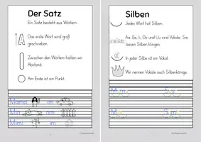 Vorschau - Unterrichtsreihen - Hefteinträge & Kopiervorlagen Deutsch – Sprache untersuchen Klasse 1 (Ganzes Schuljahr) - Seite 3