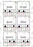 Voorbeeld - Taalkanjers 3 spelling thema 1 - knijpkaarten - Pagina 3