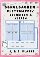 Vorschau - Arbeitsblätter - Schulsachen: phonologische Bewusstheit & Wörter lesen - Deckblatt