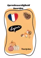 Voorbeeld - Spreekvaardigheid kaartjes Frans: d'automne - Voorblad