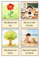 Vorschau - Stationenlernen - Zuordnungsspiel - erste Sätze lesen, Satz-Bild-Zuordnung - Seite 3
