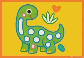 Vorschau - Fördermaterial/Inklusion - Knetvorlagen: Spezialinteresse - Dinosaurier - Seite 2