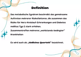 Vorschau - Arbeitsblätter - Ernährungsbedingte und -mitbedingte Erkrankungen - metabolisches Syndrom - Seite 2