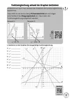 Vorschau - Arbeitsblätter - Lineare Funktionen: Funktionsgleichung anhand des Graphen - Seite 1