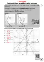Vorschau - Arbeitsblätter - Lineare Funktionen: Funktionsgleichung anhand des Graphen - Seite 2