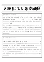 Vorschau - Arbeitsblätter - New York City Newspaper: Lesetexte, Lückentexte + Lösungen - Seite 2