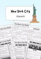 Vorschau - Arbeitsblätter - New York City Newspaper: Lesetexte, Lückentexte + Lösungen - Deckblatt